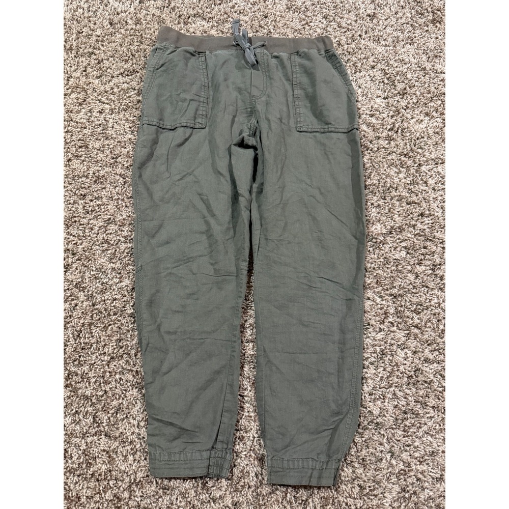 Melrose and Market Women Olive Green Utility Joggers Elastic Waist Indie M Boho